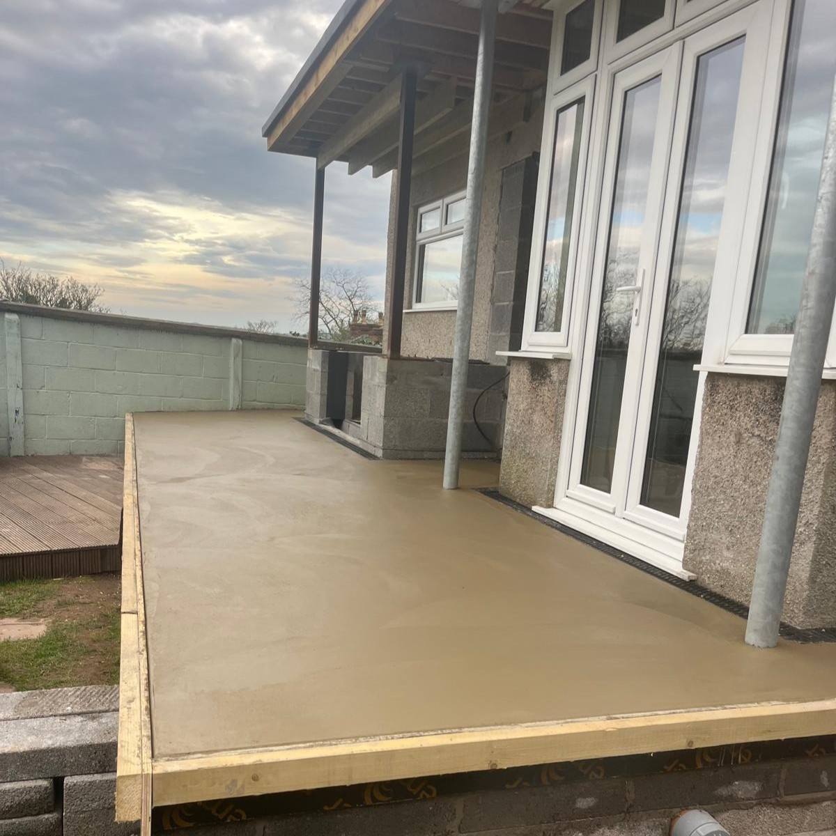 Concrete Patio Project 4