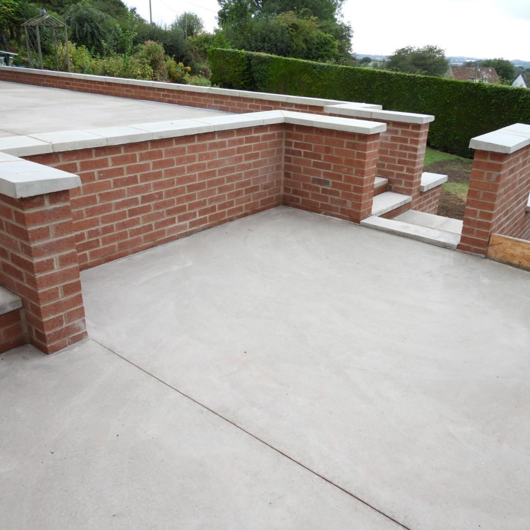 Concrete Patio Project 1